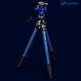 Leofoto LY-224C+BV-0R+LB-38 Blue CNC Tripod
