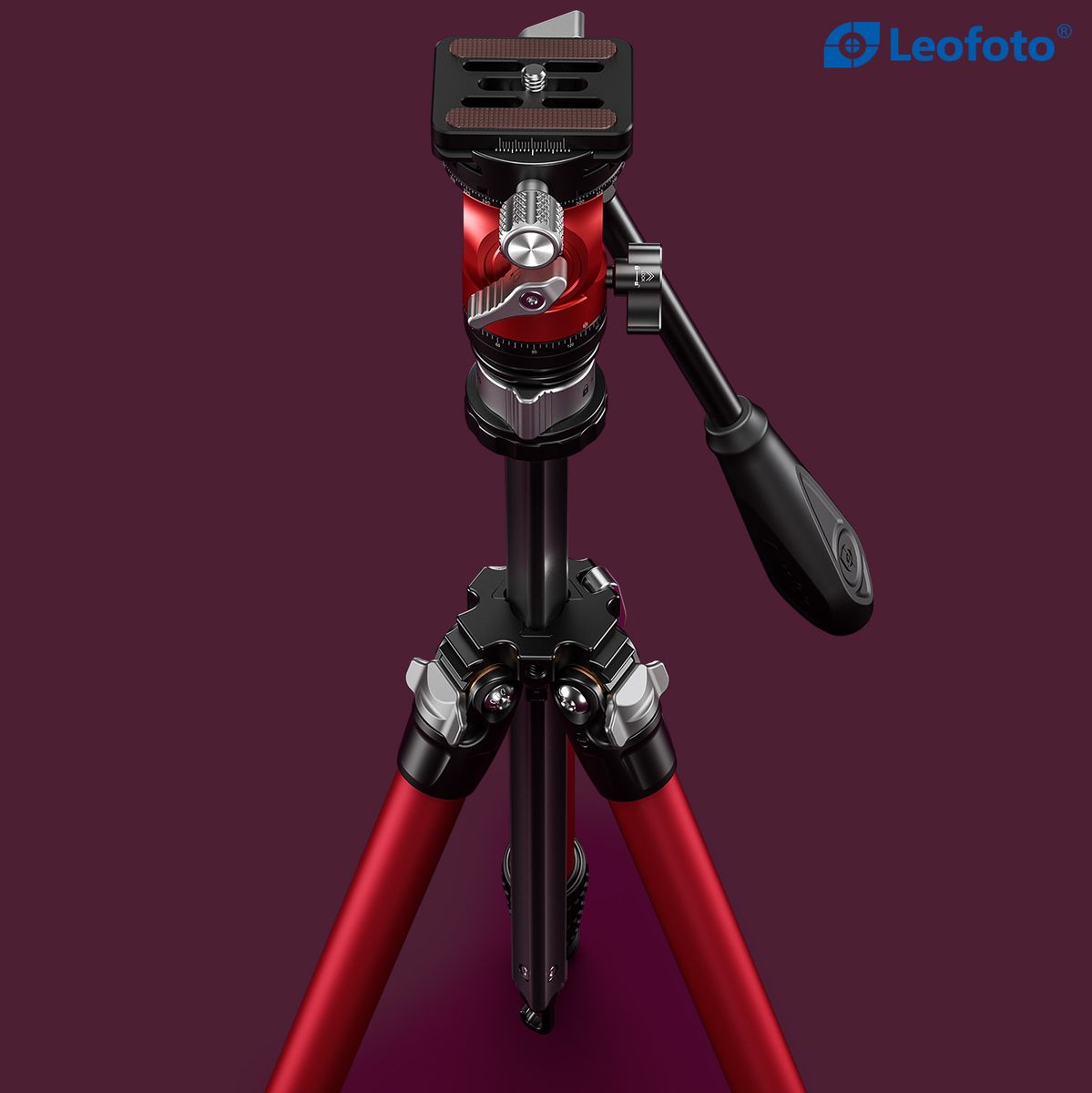 Leofoto LY-224C+BV-0R+LB-38 Blue CNC Tripod - image 2 of 5