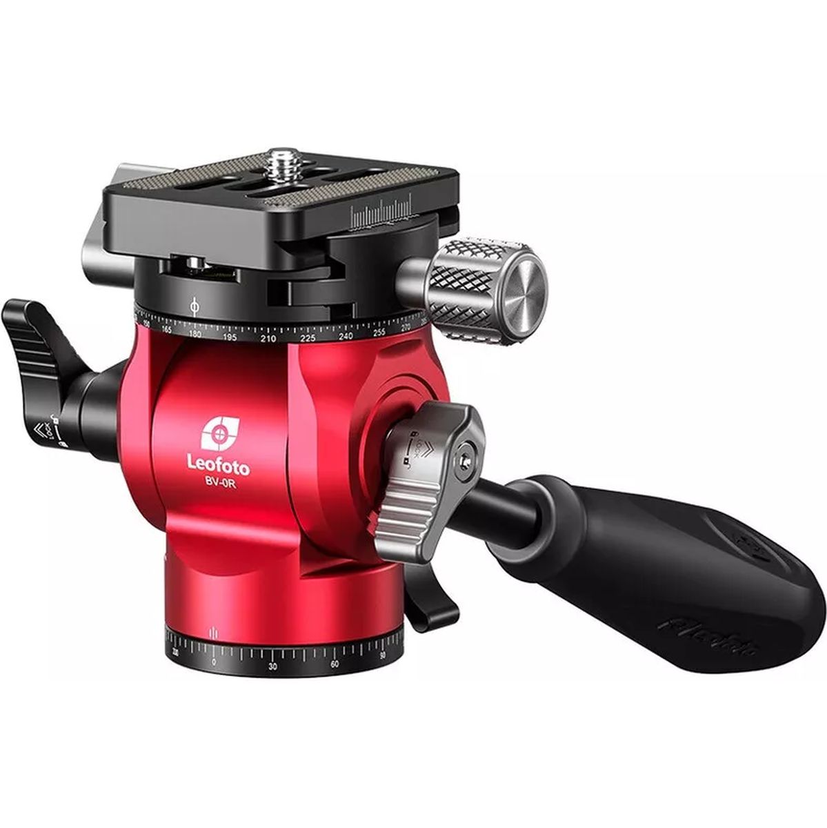 Leofoto BV-0R Red Mini Fluid Head