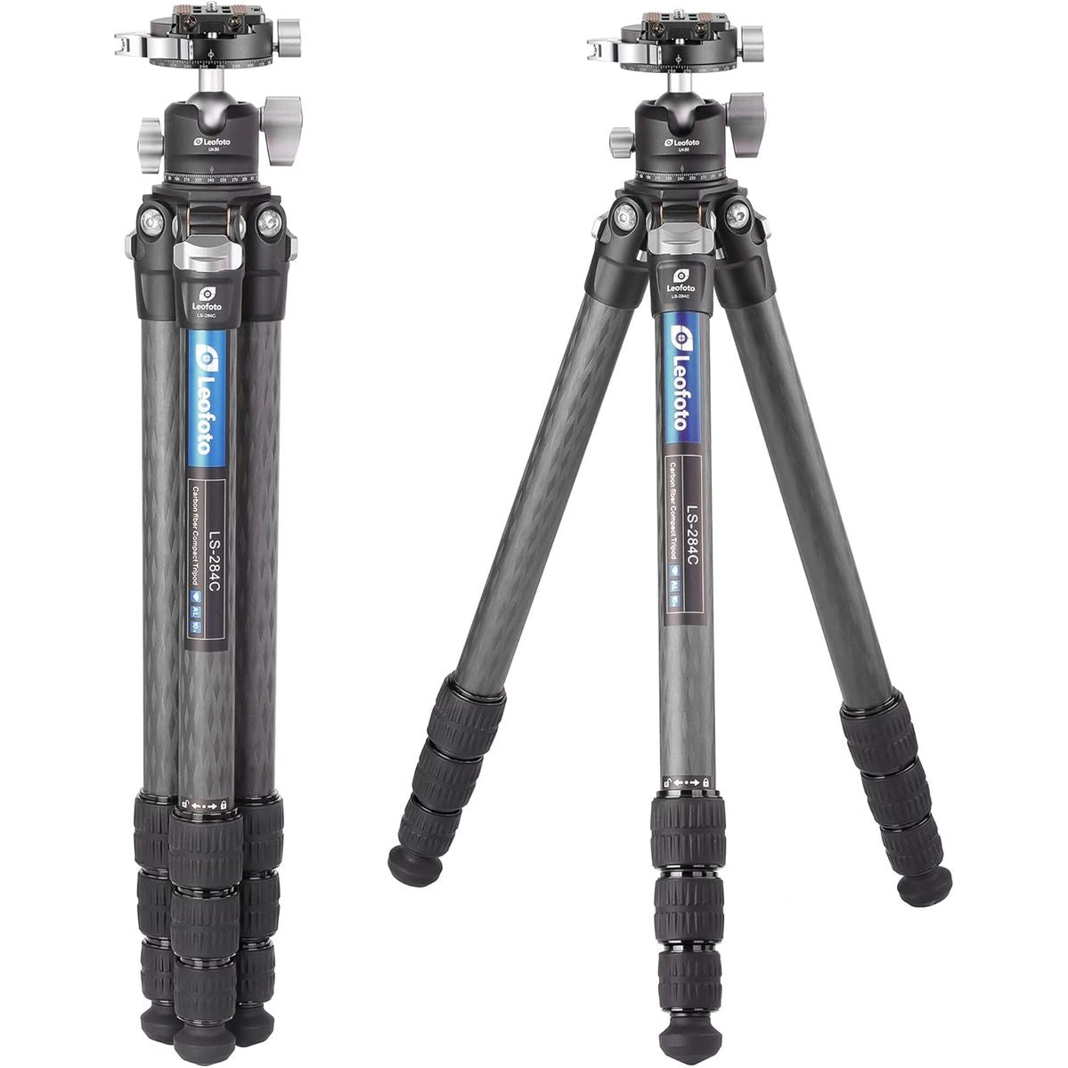 Leofoto LS-284C Pro+ LH-30R CNC Carbon Fiber Tripod 28mm - image 2 of 5