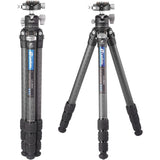 Leofoto LS-284C Pro+ LH-30R CNC Carbon Fiber Tripod 28mm - image 2 of 5