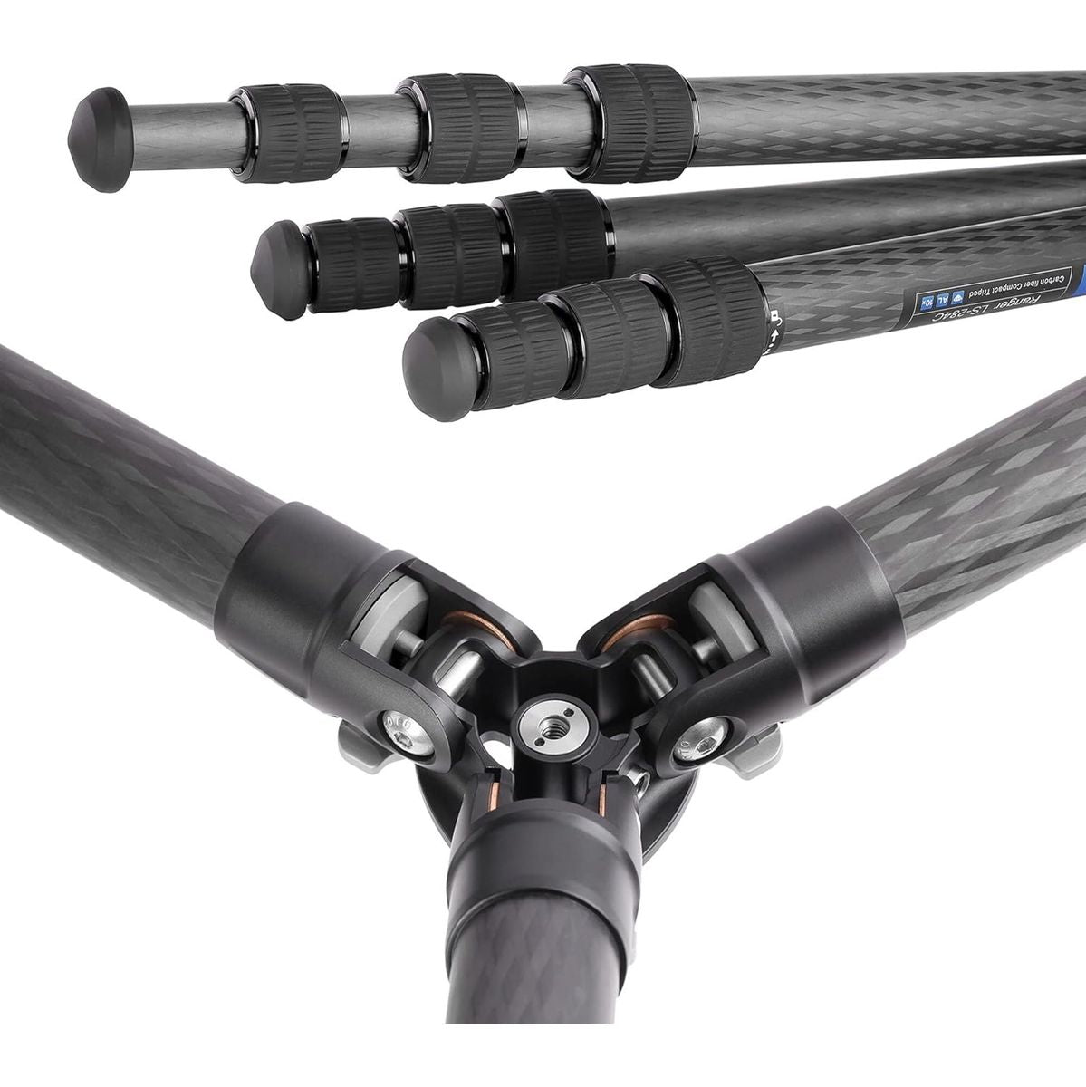 Leofoto LS-284C Pro+ LH-30R CNC Carbon Fiber Tripod 28mm - image 3 of 5