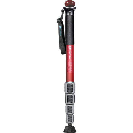 Leofoto MPQ-325C+CHG-01+SC-70 Red Carbon Fiber Tubes: 32/28/25/22/19mm
