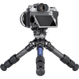 Leofoto LS-223CEX+RH-0 CNC Tripod w/ Leveling Base And Panning Clamp