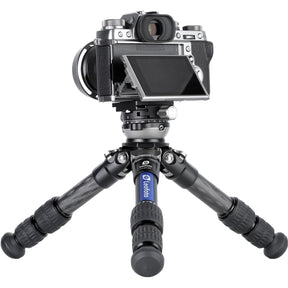 Leofoto LS-223CEX+RH-0 CNC Tripod w/ Leveling Base And Panning Clamp