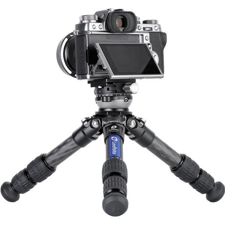 Leofoto LS-223CEX+RH-0 CNC Tripod w/ Leveling Base And Panning Clamp
