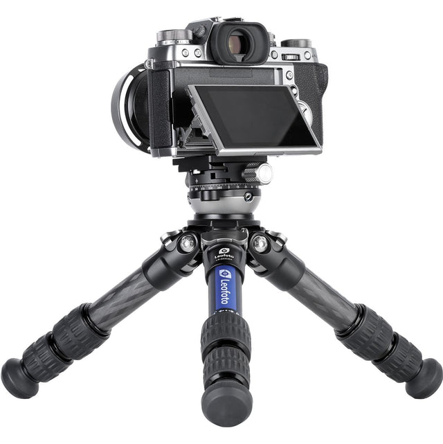 Leofoto LS-223CEX+RH-0 CNC Tripod w/ Leveling Base And Panning Clamp