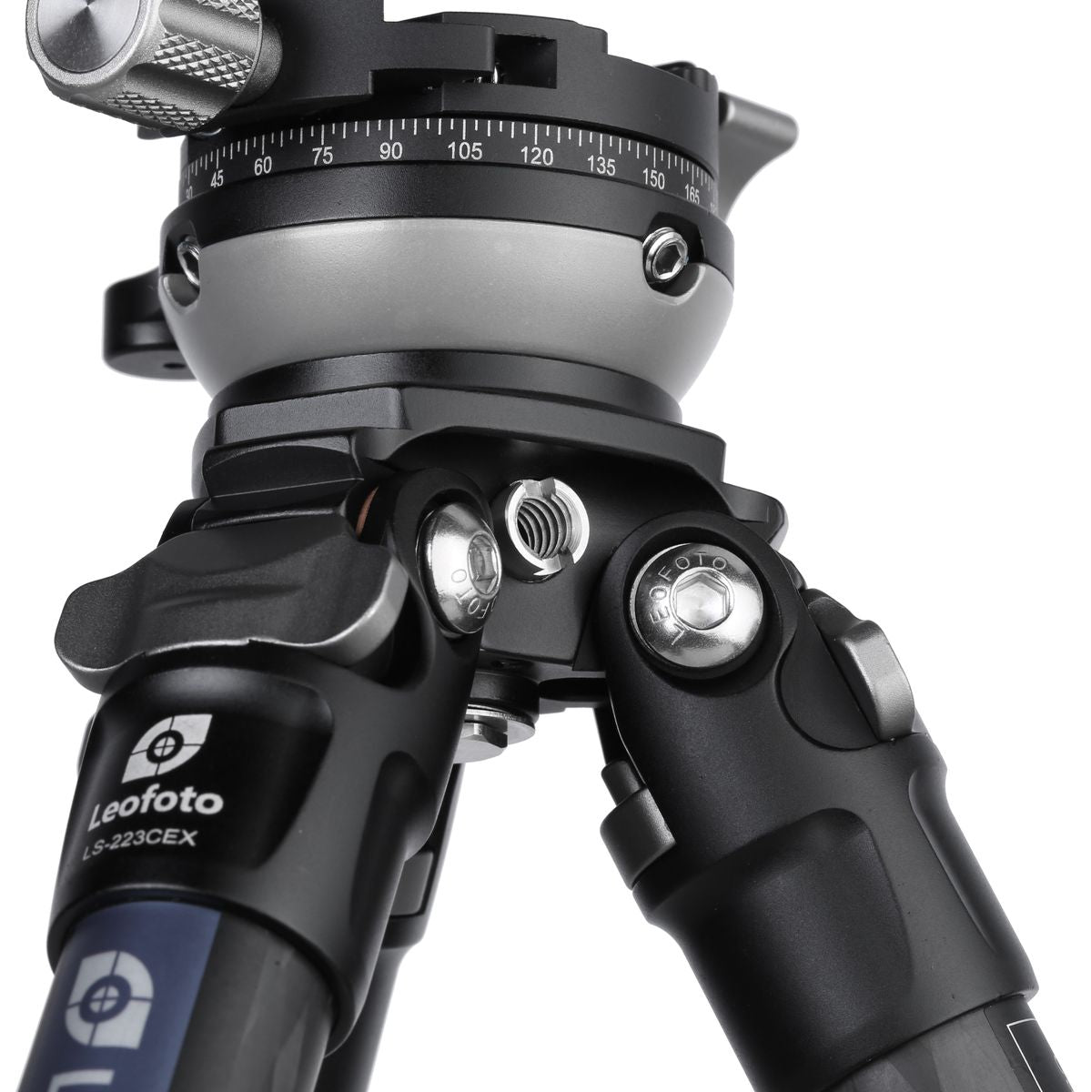 Leofoto LS-223CEX+RH-0 CNC Tripod w/ Leveling Base And Panning Clamp - image 2 of 5