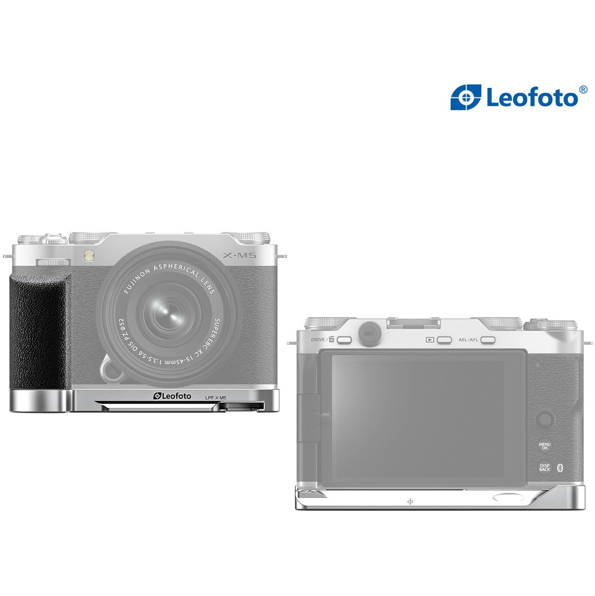 Leofoto L Plate For Fujifilm X-M5 Silver - image 4 of 5