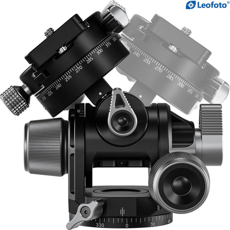 Leofoto Geared Head w/ GR-3 Geared Panning Adapter - image 3 of 5