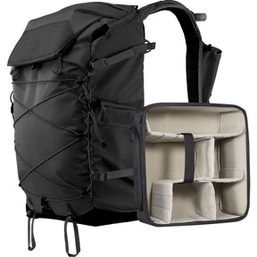 Leofoto Backup Series Backpack 35l Bag+ Medium Divider (Black)