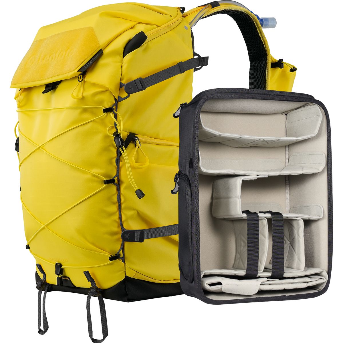 Leofoto Backup Series Backpack 35l Bag+ Large Divider (Yellow)