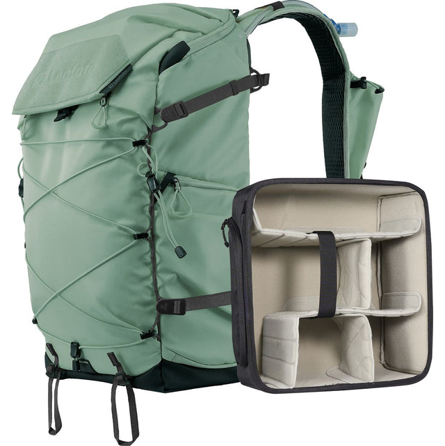Leofoto Backup Series Backpack 35l Bag+ Medium Divider (Green)