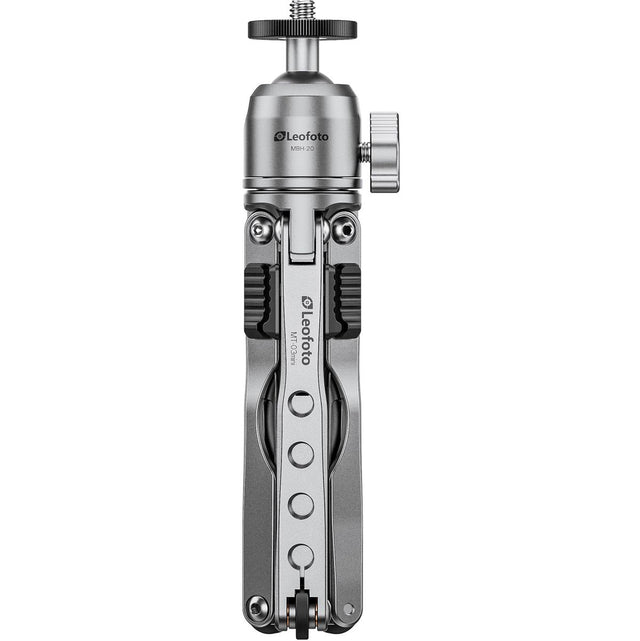 Leofoto MT-03MINI Table Tripod + MBH-20 Ball Head (Silver)