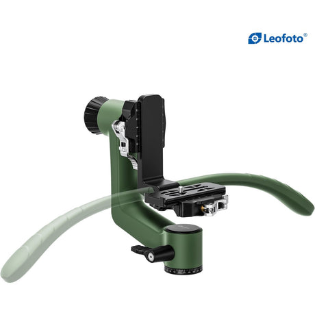 Leofoto PG-3SL Carbon Fiber Gimbal Head w/ Long Handle - Green - image 2 of 5