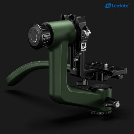 Leofoto PG-3SL Carbon Fiber Gimbal Head w/ Long Handle - Green - image 3 of 5