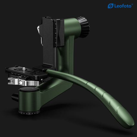 Leofoto PG-3SL Carbon Fiber Gimbal Head w/ Long Handle - Green - image 4 of 5