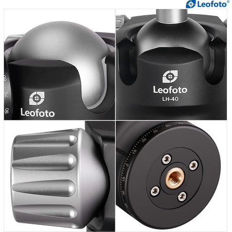 Leofoto 40mm Low Profile Ball Head (Panning Clamp w/ Quick Release Lock System) - image 4 of 5