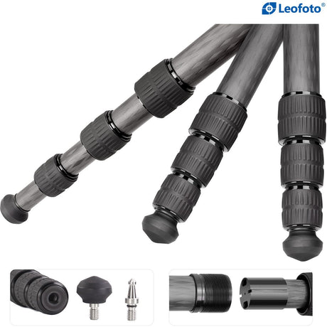Leofoto LS-324CEX+BV-10 CNC Tripod w/ Leveling Base - image 3 of 5