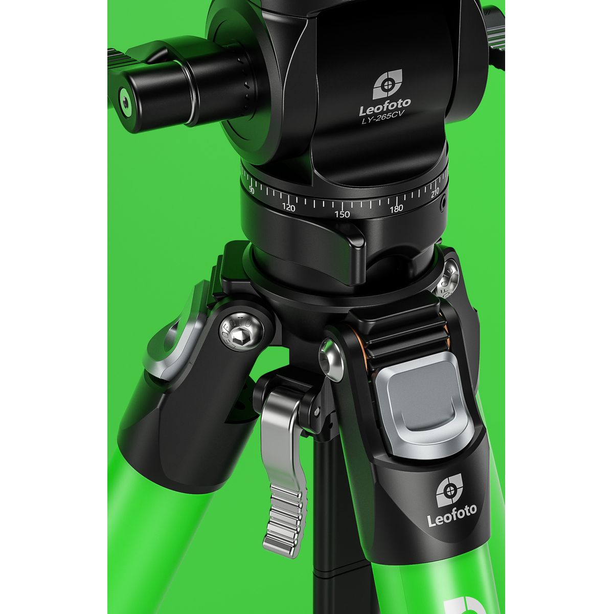 Leofoto CNC Tripod LY-265CV (Green) - image 3 of 5