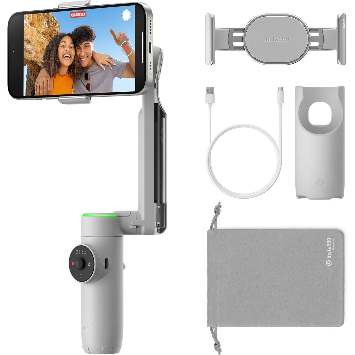 Insta360 Flow Pro Standard Bundle Grey