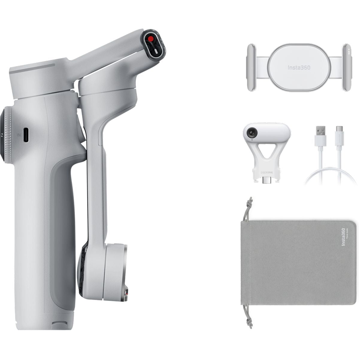 Insta360 Flow 2 Pro AI Tracker Bundle/ Stone Grey