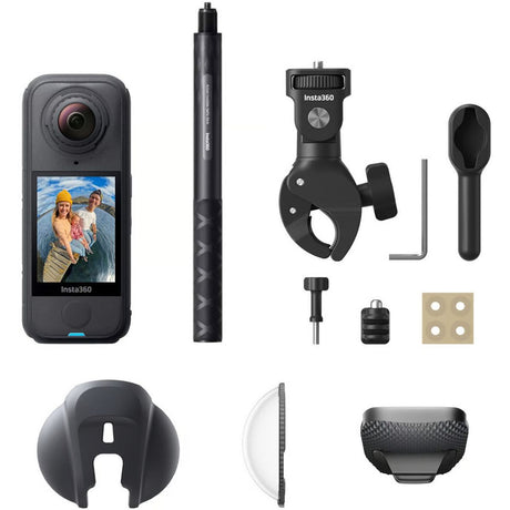 Insta360 X4 Air Motorcycle Bundle Arctic White