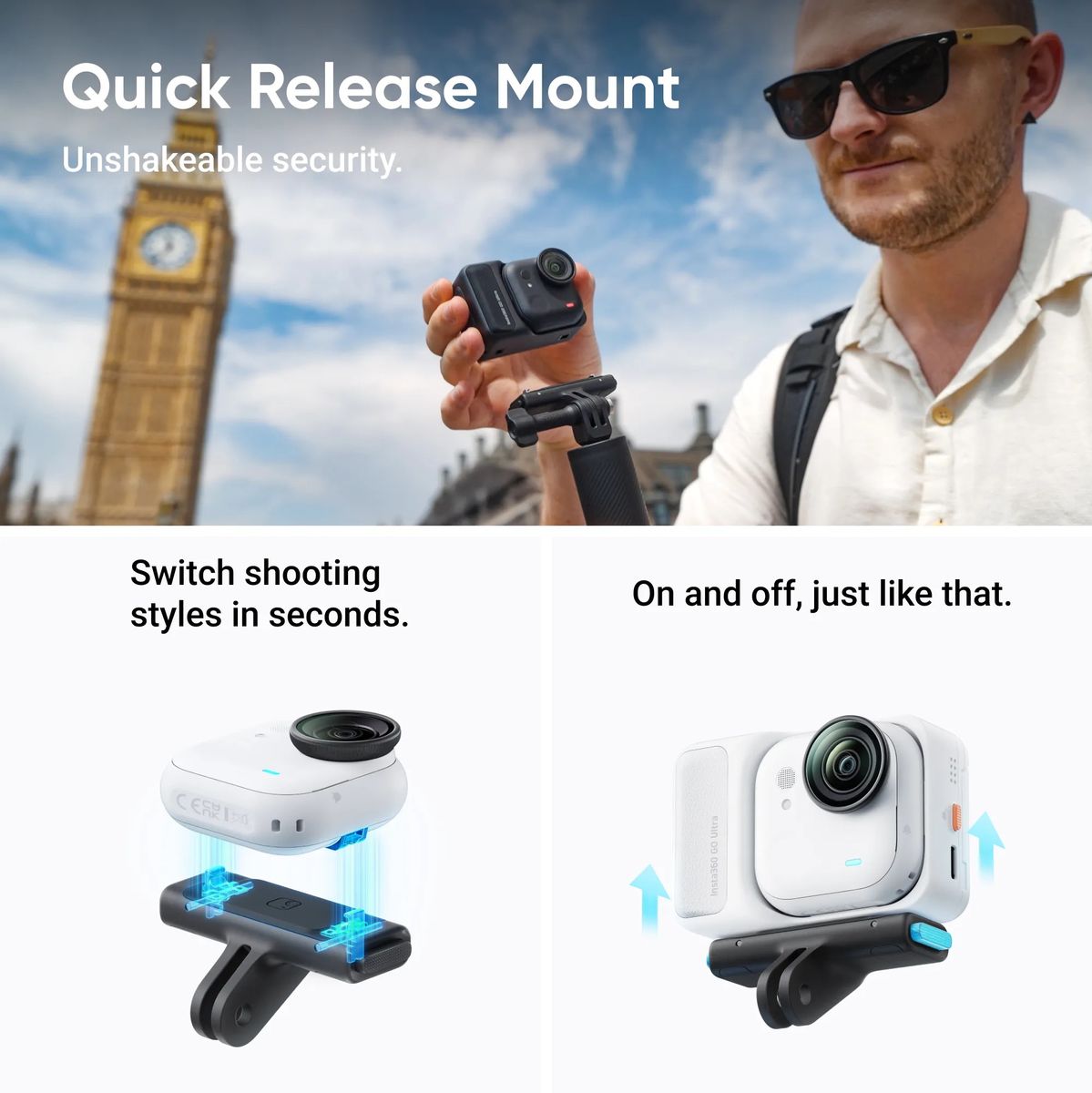 Insta360 Go Ultra Creator Bundle (Arctic White)