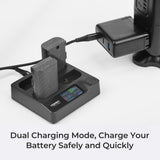 Accsoon Toprig 100W 4-BAY LP-E6 Fast Charger