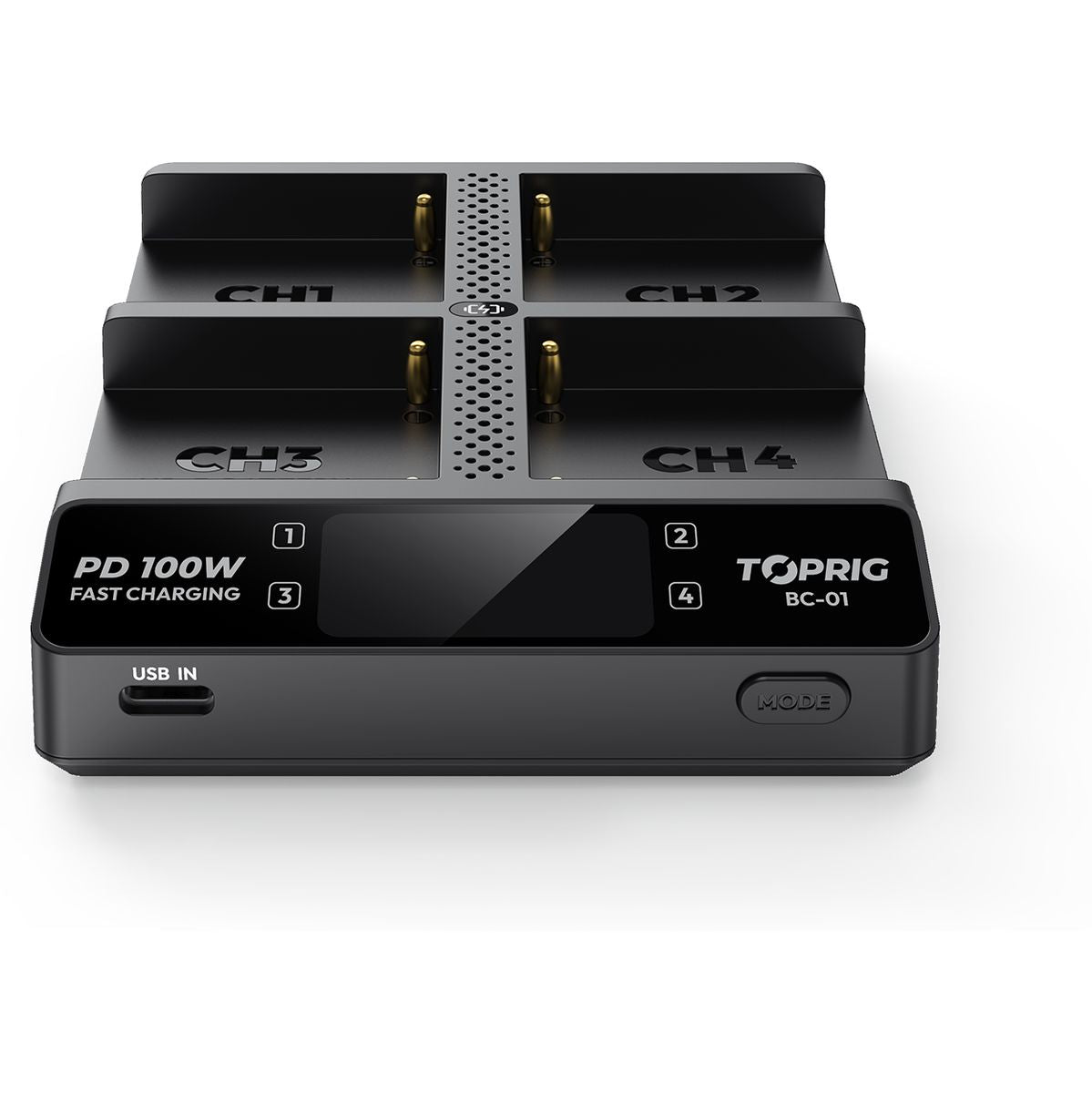 Accsoon Toprig 100W 4-BAY NP-F Fast Charger w/ EU Gan Charger