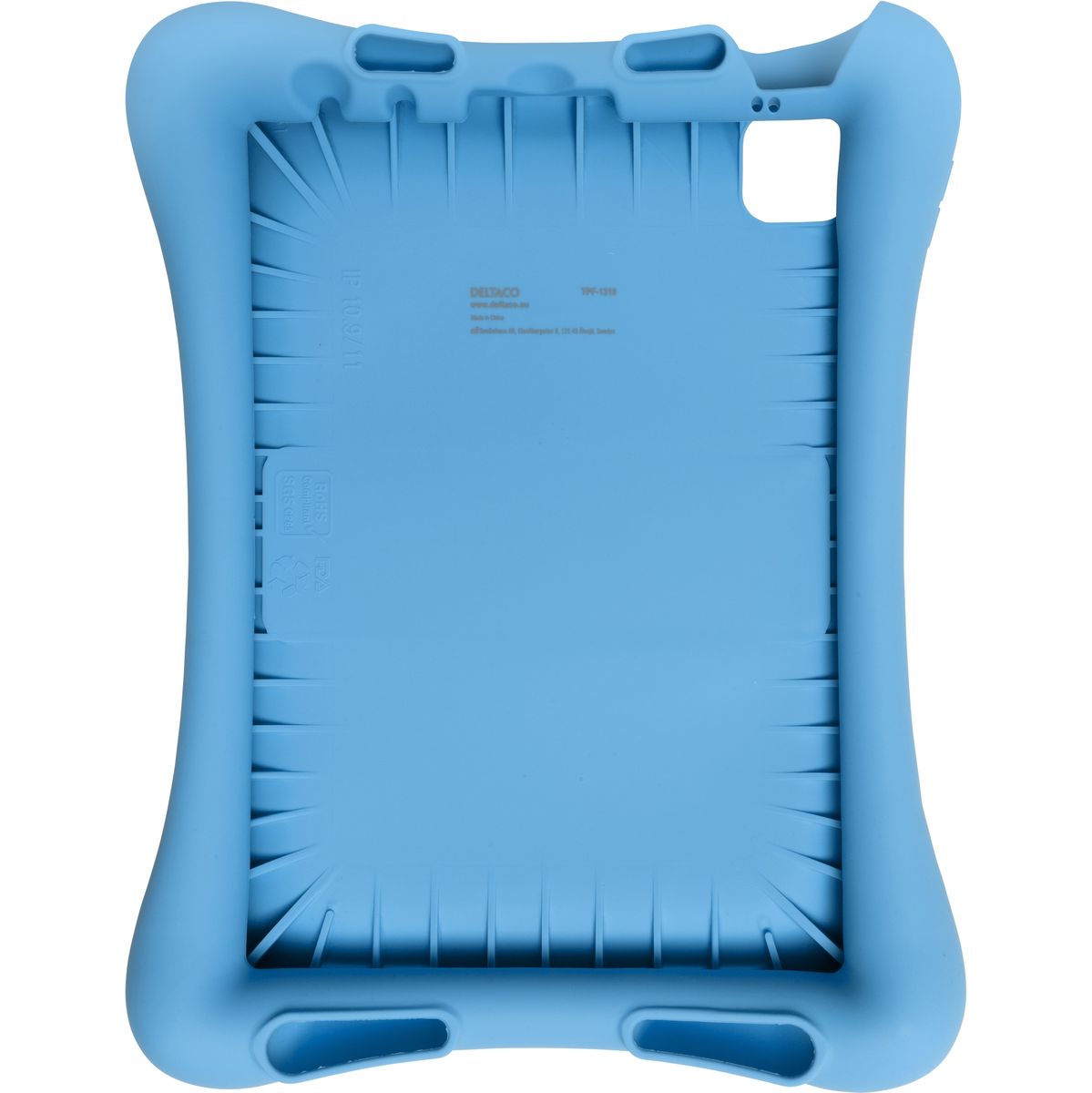 Deltaco Silicone Case For iPad Air 10.9 inch Stand - Blue