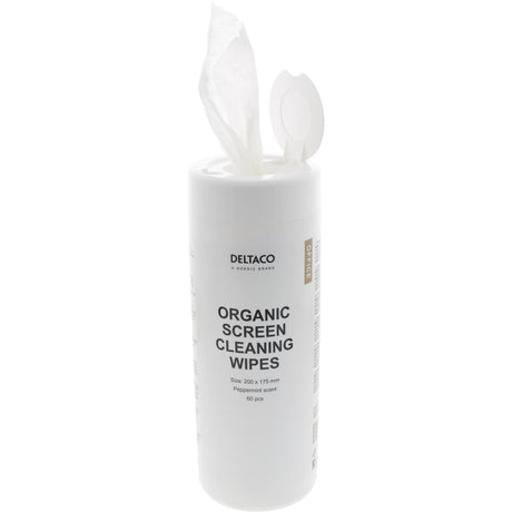Deltaco Office Organical Cleaning Sanitizers 200x175mm 1 Box Of 60