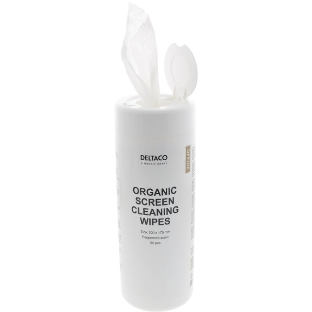 Deltaco Office Organical Cleaning Sanitizers 200x175mm 1 Box Of 60