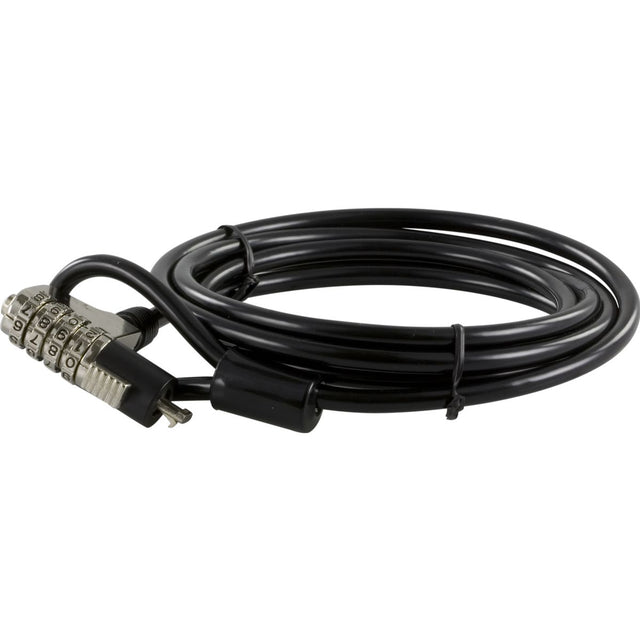 Deltaco Wire Lock For Laptop 1.8 M Cable Number Combination Lock 6 mm