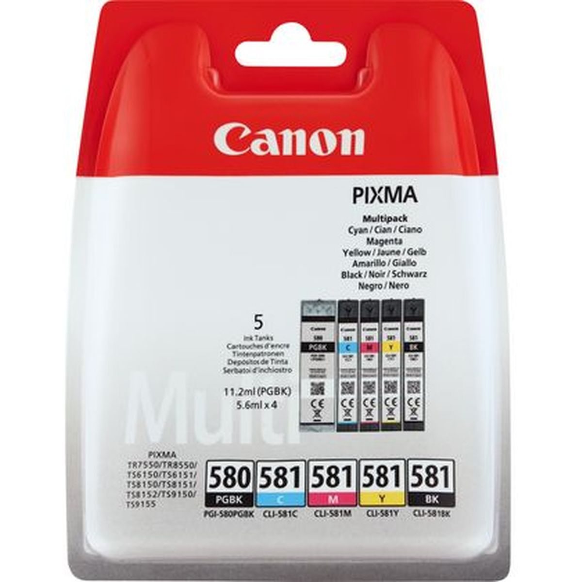 Canon PGI580XL/CLI581 BK/CMYK