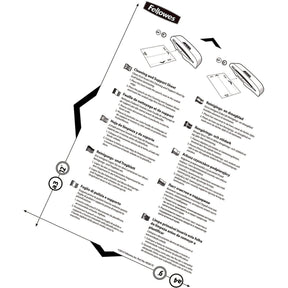 Fellowes Carrier / Cleaning Sheet A4 + A3 (10 PCs)