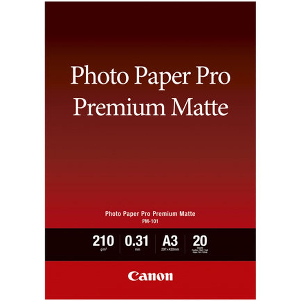 Canon Photo Paper Premium Matte A3 20 Sheets