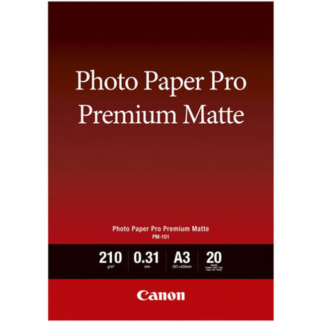 Canon Photo Paper Premium Matte A3 20 Sheets