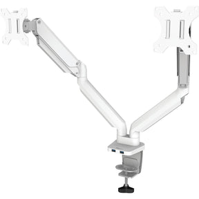 Fellowes Platinum Series Dual Monitor Arm - White