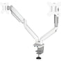 Fellowes Platinum Series Dual Monitor Arm - White