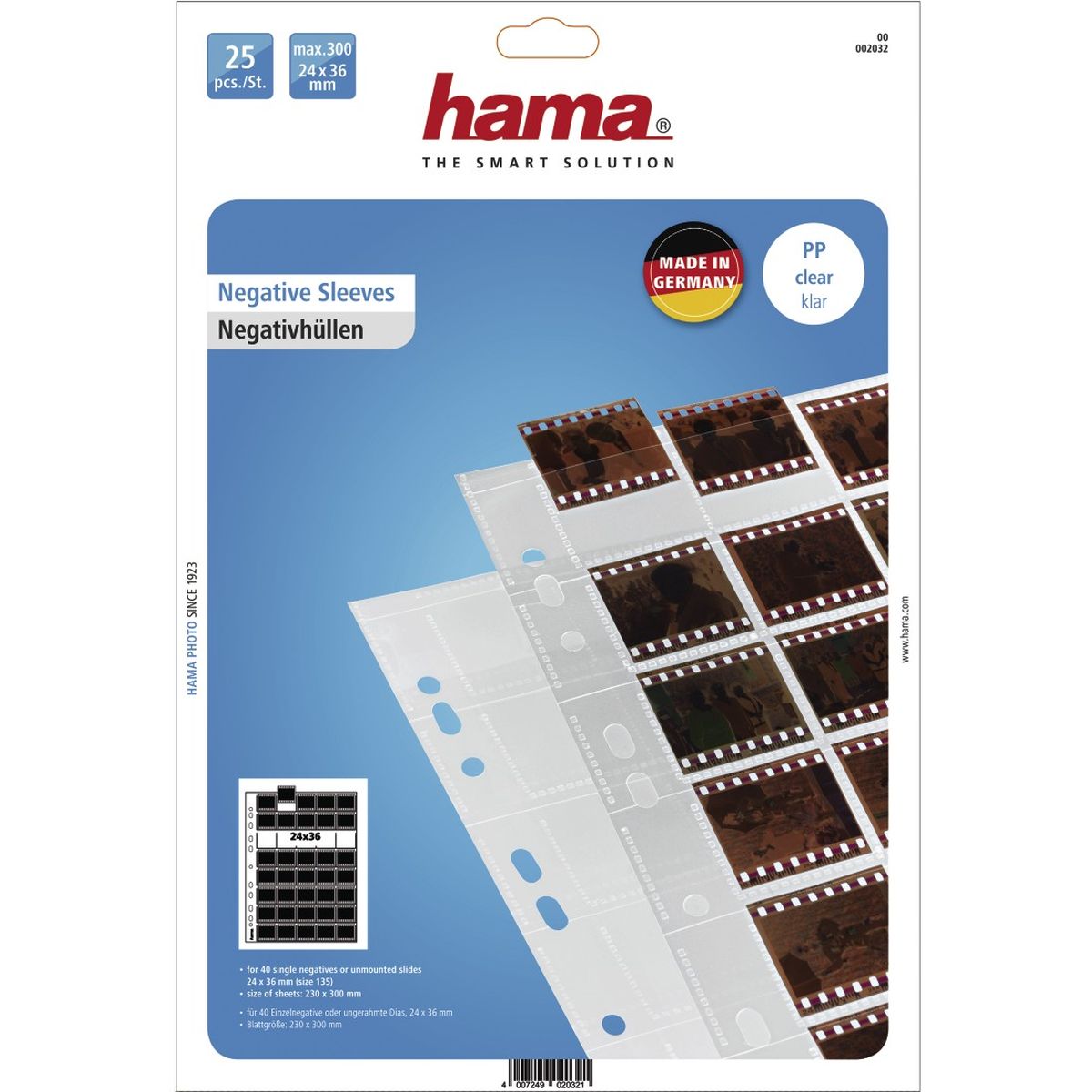 Hama Negatief Pages Polyproylene 40 Singles 24x36mm - image 2 of 2