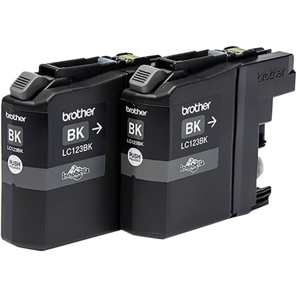 Brother LC-123 Black SC 2 X 2-pack EX Alarm LC123BKBP2 - image 2 of 3