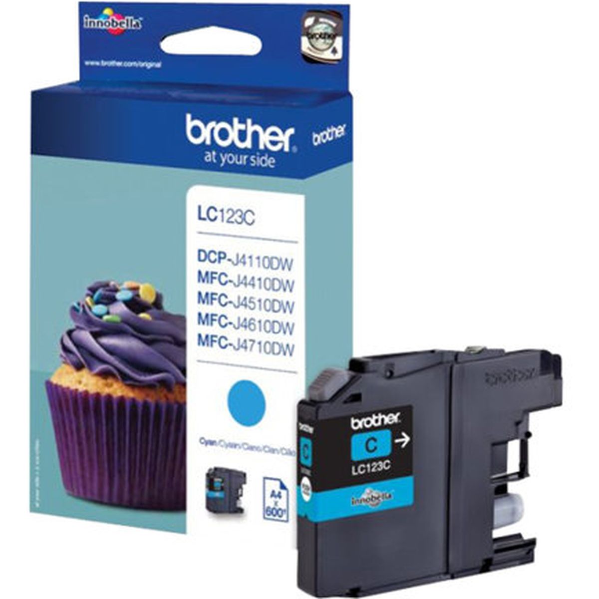Brother LC-123 Cyan HC EX Alarm LC123CBP - image 2 of 2