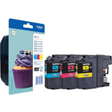 Brother LC-123 Multipack Cyan Yellow Magenta LC123RBWBP