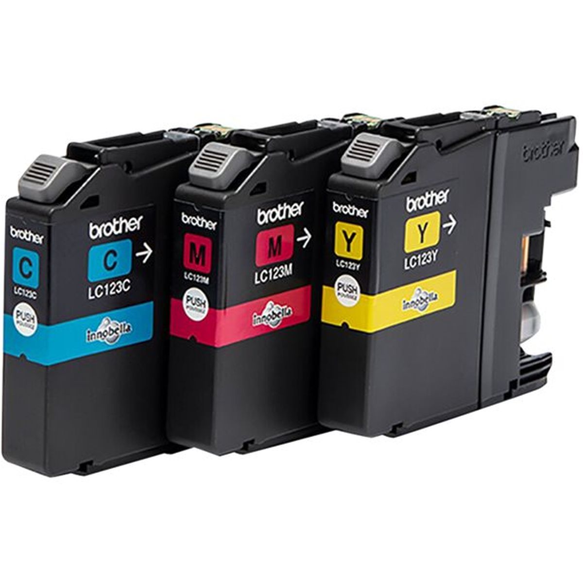 Brother LC-123 Multipack Cyan Yellow Magenta LC123RBWBP - image 3 of 3