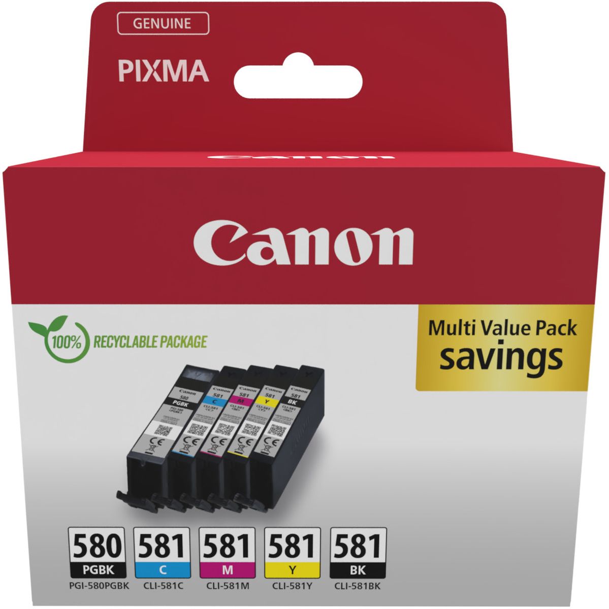 Canon PGI-580/CLI-581 PGBK/C/M/Y/BK Multi