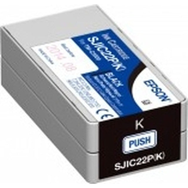 Epson SJIC22P(K) Ink Cartridge Black Standard Capacity 32.6m
