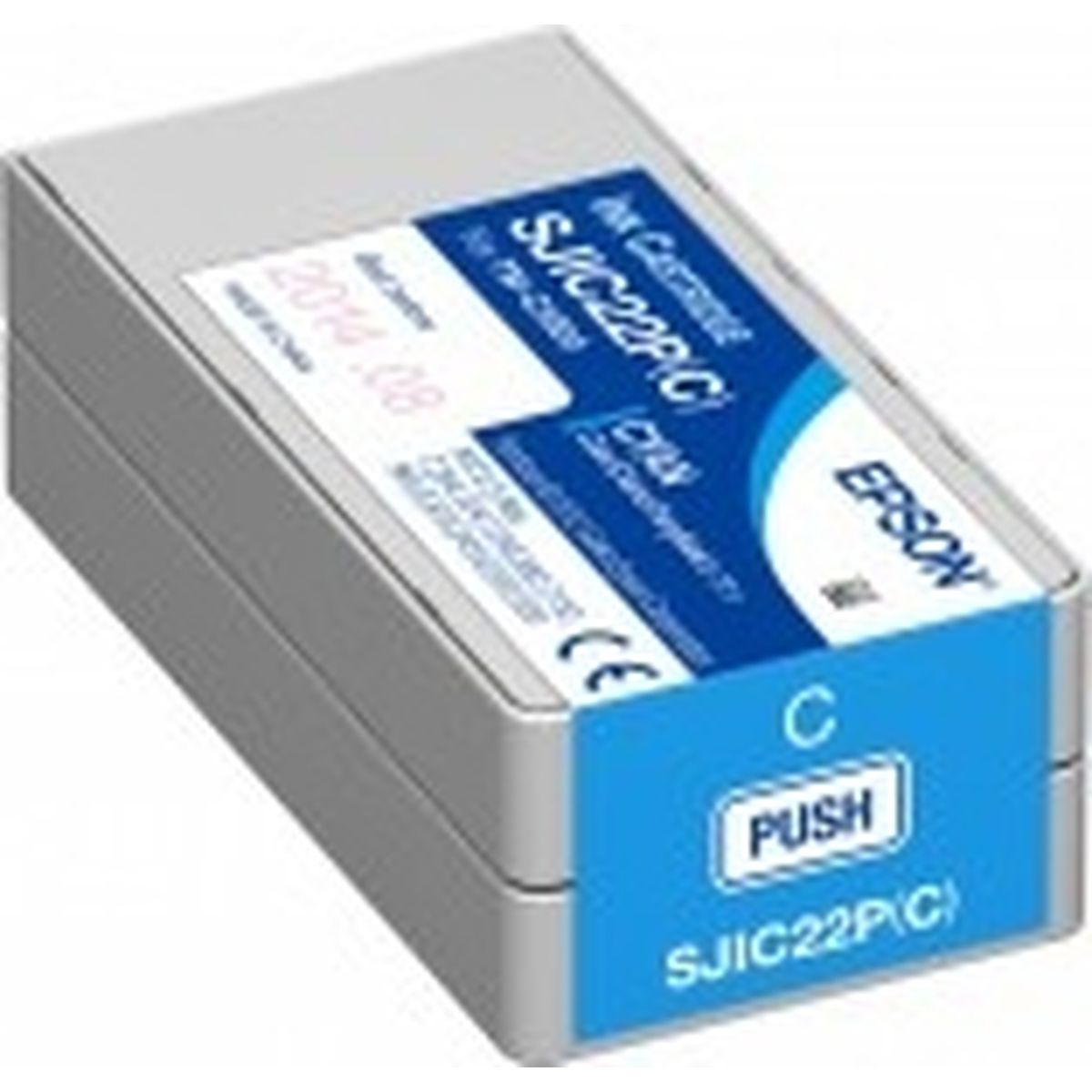Epson SJIC22P(C) Ink Cartridge Cyan Standard Capacity 32.5m