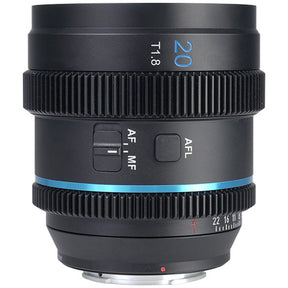 Sirui 20mm T1.8 1.33X S35 AF Anamorphic Lens (MFT Mount Blue Flare)