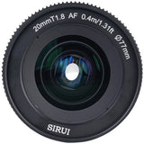 Sirui 20mm T1.8 1.33X S35 AF Anamorphic Lens (X Mount Blue Flare) - image 5 of 5